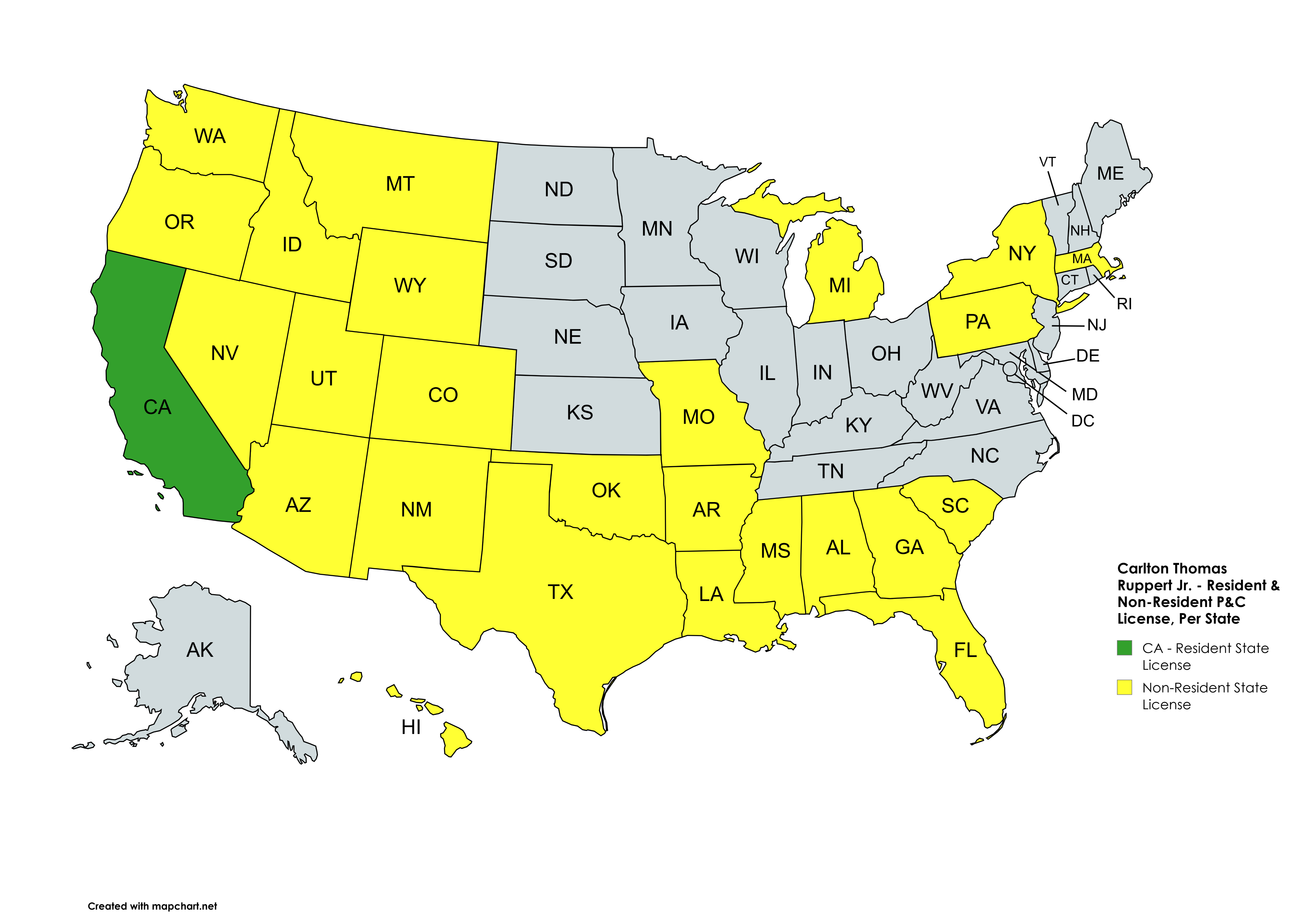 Carlton_Thomas_Ruppert_Jr____Resident___Non_Resident_P_C_License__Per_State
